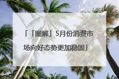 「图解」5月份消费市场向好态势更加稳固