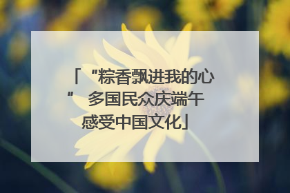 “粽香飘进我的心” 多国民众庆端午感受中国文化