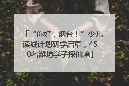 “你好，烟台！”少儿读城计划研学启幕，450名潍坊学子探仙境