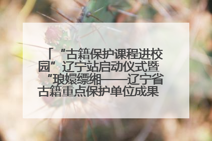 “古籍保护课程进校园”辽宁站启动仪式暨“琅嬛缥缃——辽宁省古籍重点保护单位成果展”在辽宁大学举行