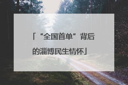 “全国首单”背后的淄博民生情怀