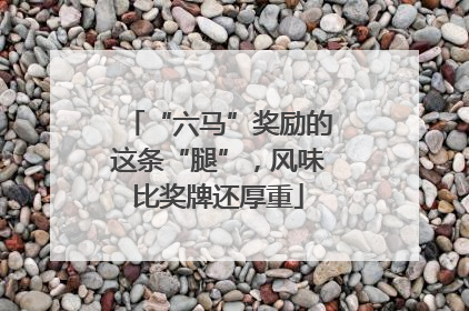 “六马”奖励的这条“腿”，风味比奖牌还厚重