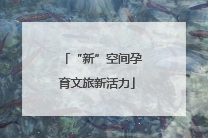 “新”空间孕育文旅新活力