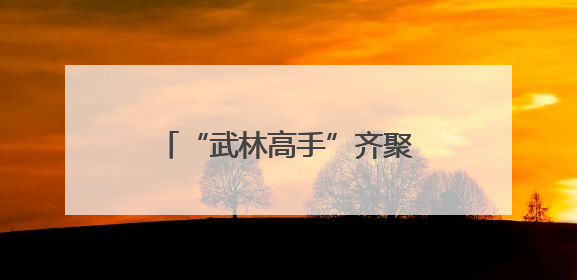 “武林高手”齐聚太仓，全国武术之乡武术套路比赛开赛