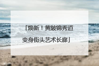 焕新！黄陂锦秀道变身街头艺术长廊