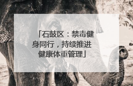 石鼓区：禁毒健身同行，持续推进健康体重管理