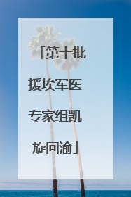 第十批援埃军医专家组凯旋回渝