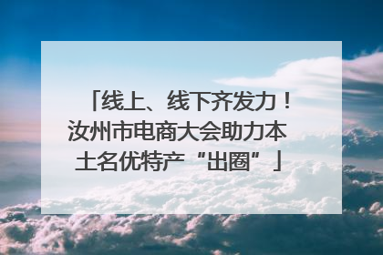 线上、线下齐发力！汝州市电商大会助力本土名优特产“出圈”