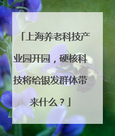 上海养老科技产业园开园，硬核科技将给银发群体带来什么？