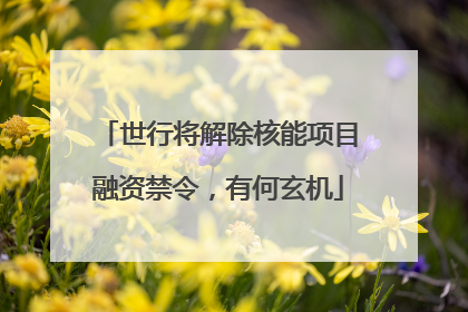 世行将解除核能项目融资禁令，有何玄机