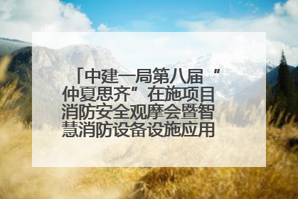 中建一局第八届“仲夏思齐”在施项目消防安全观摩会暨智慧消防设备设施应用交流会成功举办