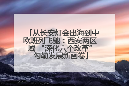 从长安灯会出海到中欧班列飞驰：西安两区域 “深化六个改革” 勾勒发展新画卷