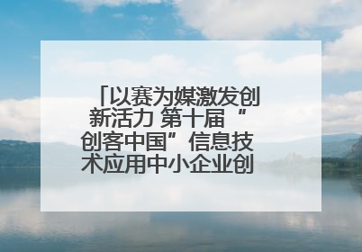以赛为媒激发创新活力 第十届“创客中国”信息技术应用中小企业创新创业大赛举行