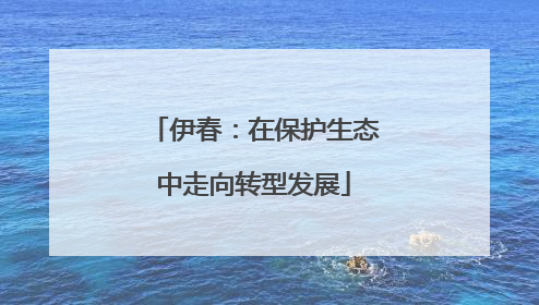 伊春：在保护生态中走向转型发展