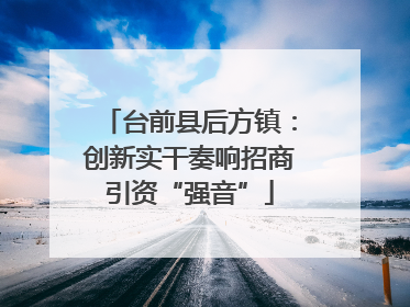 台前县后方镇：创新实干奏响招商引资“强音”