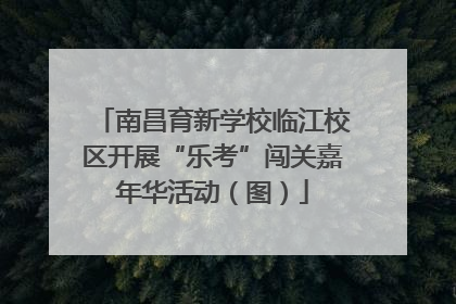 南昌育新学校临江校区开展“乐考”闯关嘉年华活动（图）