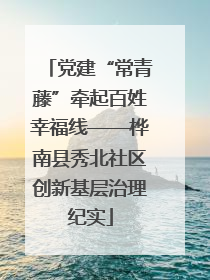 党建“常青藤”牵起百姓幸福线——桦南县秀北社区创新基层治理纪实