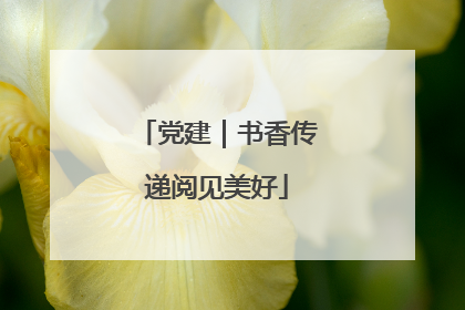 党建｜书香传递阅见美好