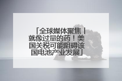 全球媒体聚焦丨就像过量的药！美国关税可能阻碍该国电池产业发展