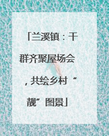 兰溪镇：干群齐聚屋场会，共绘乡村“靓”图景