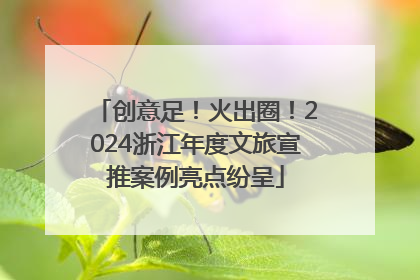 创意足！火出圈！2024浙江年度文旅宣推案例亮点纷呈