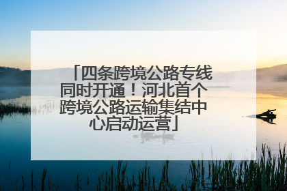 四条跨境公路专线同时开通！河北首个跨境公路运输集结中心启动运营