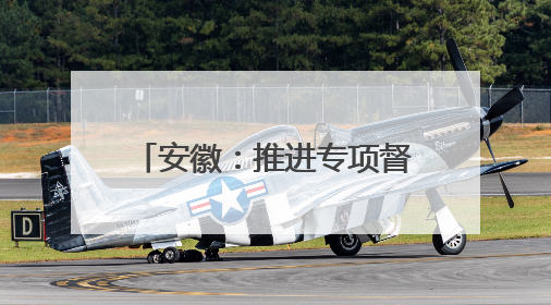 安徽：推进专项督察向深向实开展