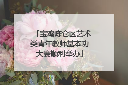 宝鸡陈仓区艺术类青年教师基本功大赛顺利举办