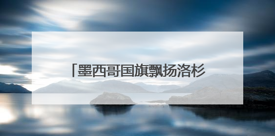 墨西哥国旗飘扬洛杉矶 白宫：看，罪证