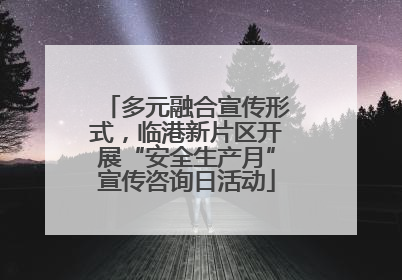 多元融合宣传形式，临港新片区开展“安全生产月”宣传咨询日活动