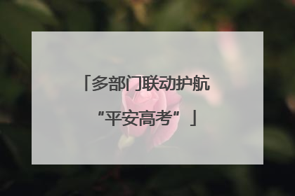 多部门联动护航“平安高考”