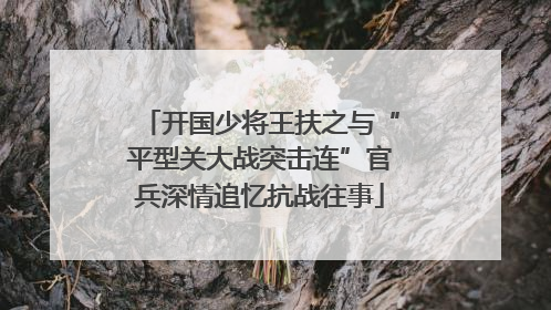 开国少将王扶之与“平型关大战突击连”官兵深情追忆抗战往事
