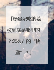 杨贵妃吃的荔枝到底是哪里的？怎么走的“快递”？