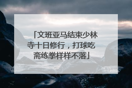 文班亚马结束少林寺十日修行，打球吃斋练拳样样不落