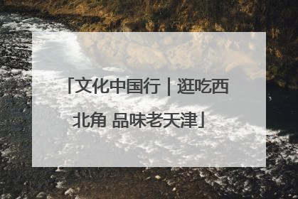 文化中国行｜逛吃西北角 品味老天津