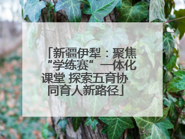 新疆伊犁：聚焦“学练赛”一体化课堂 探索五育协同育人新路径
