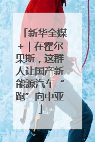 新华全媒+｜在霍尔果斯，这群人让国产新能源汽车“跑”向中亚
