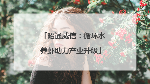 昭通威信：循环水养虾助力产业升级