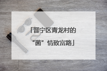 晋宁区青龙村的“菌”情致富路