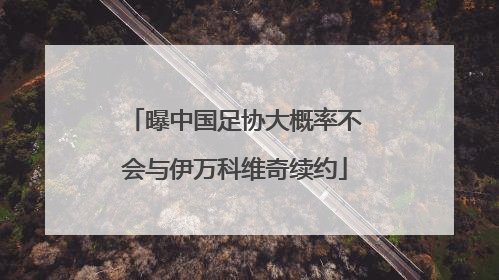 曝中国足协大概率不会与伊万科维奇续约