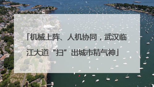 机械上阵、人机协同，武汉临江大道“扫”出城市精气神