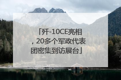 歼-10CE亮相，20多个军政代表团密集到访展台
