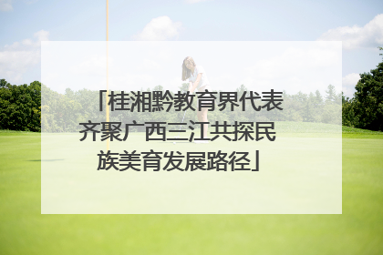 桂湘黔教育界代表齐聚广西三江共探民族美育发展路径