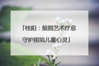 桂阳：鼓圈艺术疗愈守护困境儿童心灵