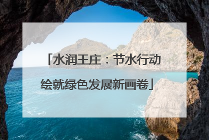 水润王庄：节水行动绘就绿色发展新画卷