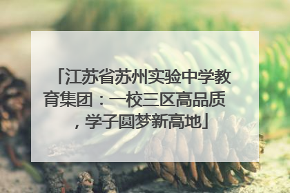 江苏省苏州实验中学教育集团：一校三区高品质，学子圆梦新高地