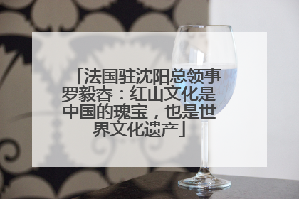 法国驻沈阳总领事罗毅睿：红山文化是中国的瑰宝，也是世界文化遗产