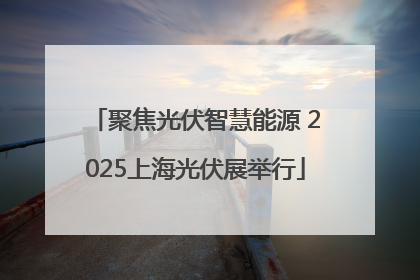 聚焦光伏智慧能源 2025上海光伏展举行