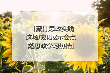 聚焦思政实践 这场成果展示会点燃思政学习热情