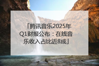 腾讯音乐2025年Q1财报公布：在线音乐收入占比近8成